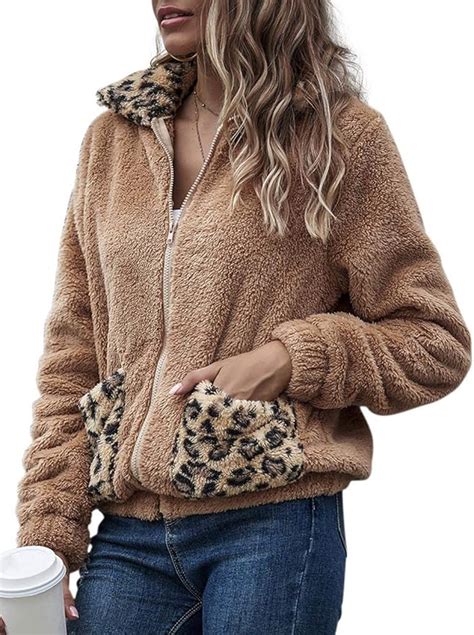 leopard print fuzzy jacket